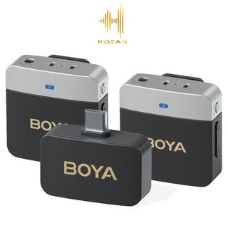 Micro thu âm không dây hosan boya by-m1v1, m1v2, m1v3, m1v4, m1v5, m1v6 cài áo loại bỏ tiếng ồn chủ động công nghệ cao