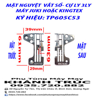TP605C53 Mặt nguyệt máy Vắt sổ Kingtex 3ly máy may công nghiệp