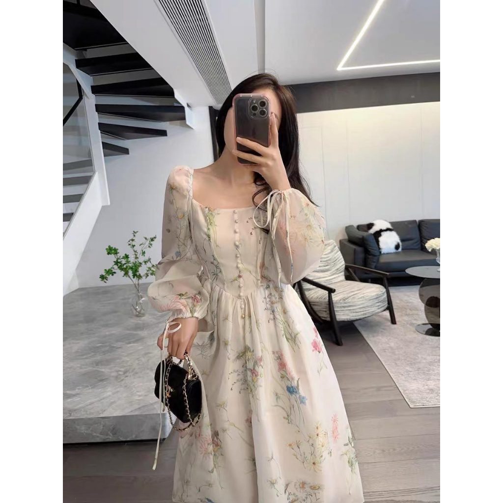 Đầm Thiết Kế In Hoa Công Chúa – VH61