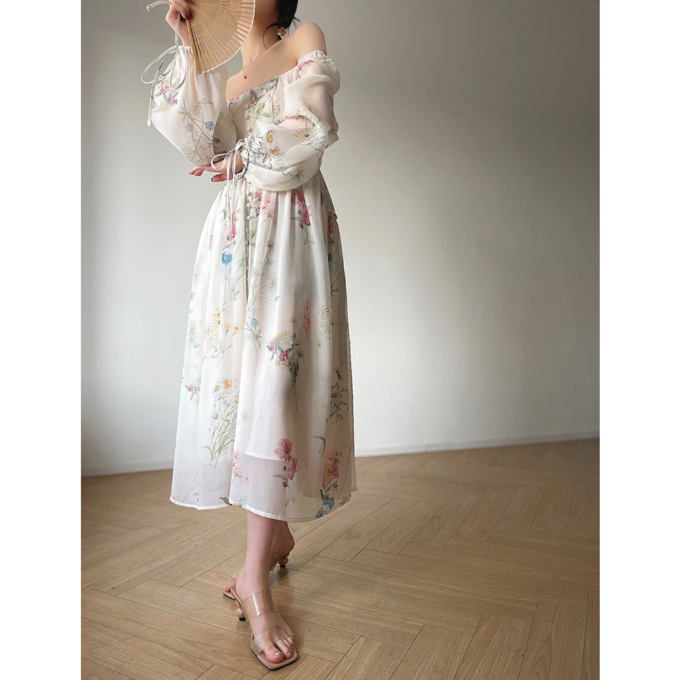 Đầm Thiết Kế In Hoa Công Chúa – VH61