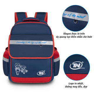 Balo siêu nhẹ cho học sinh tiểu học tn bags tn.b 3016 balo đi học cấp 1
