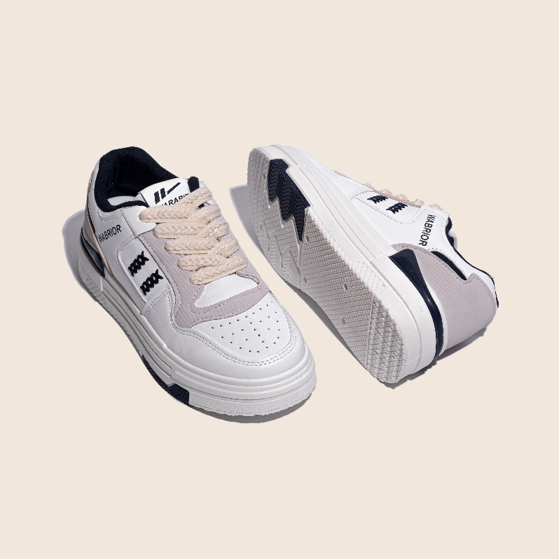 Giày Sneaker Nữ Đế Cao Da Mềm Nhẹ Êm Thích Hợp Đi Làm, Học, Chơi Mới Nhất giayBOM GB Classics B1992