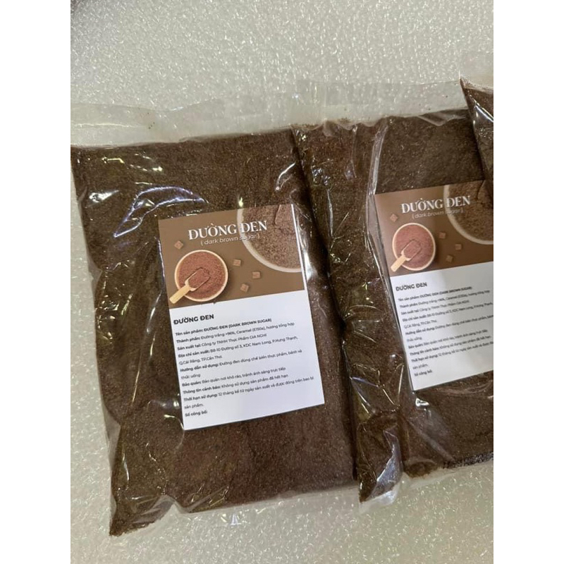 Đường đen trà sữa gói
