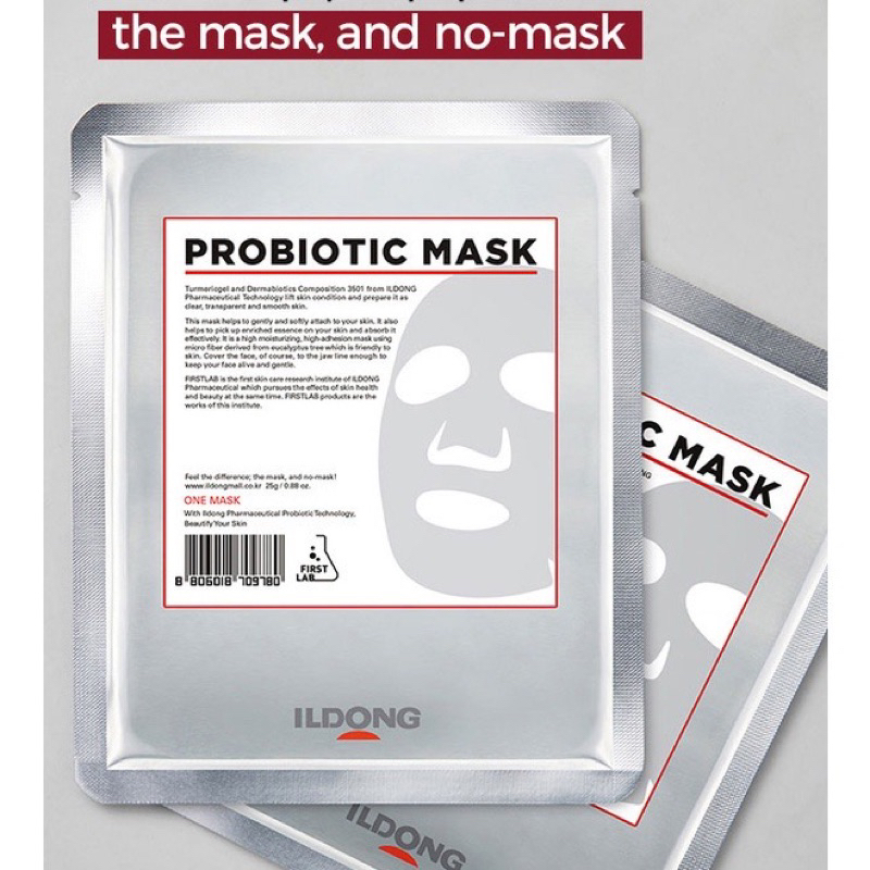 Combo 10m Mặt nạ cao cấp Ildong Probiotic Mask 25gx10