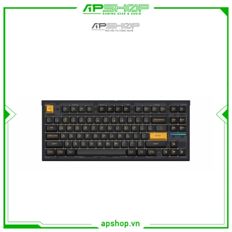 Bàn phím FL Esport FL750SAM Polar Night Black RGB 3 Mod Hotswap | Chính hãng