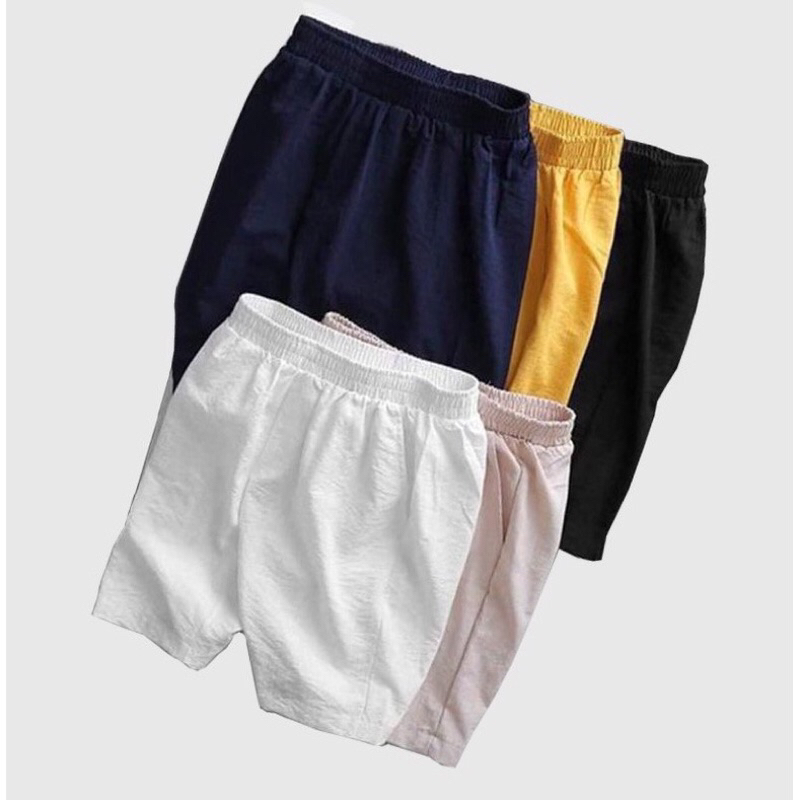 Quần short nam cạp chun - Quần nam chất Đũi Sợi tự nhiên Mát - Mềm - Nhẹ