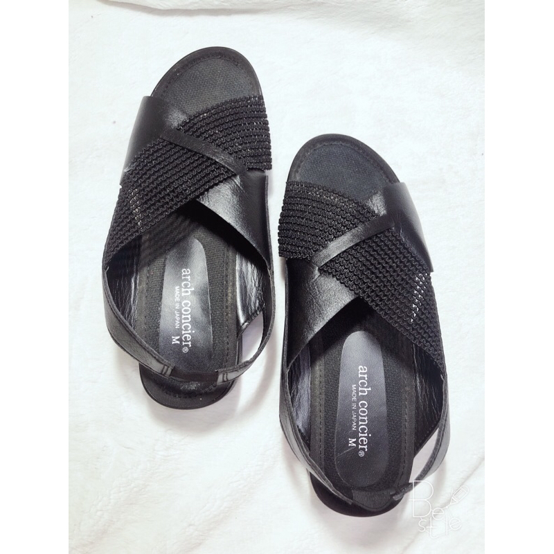 Giày sandal nữ,  quai phối lưới,size 37 hàng new 95%