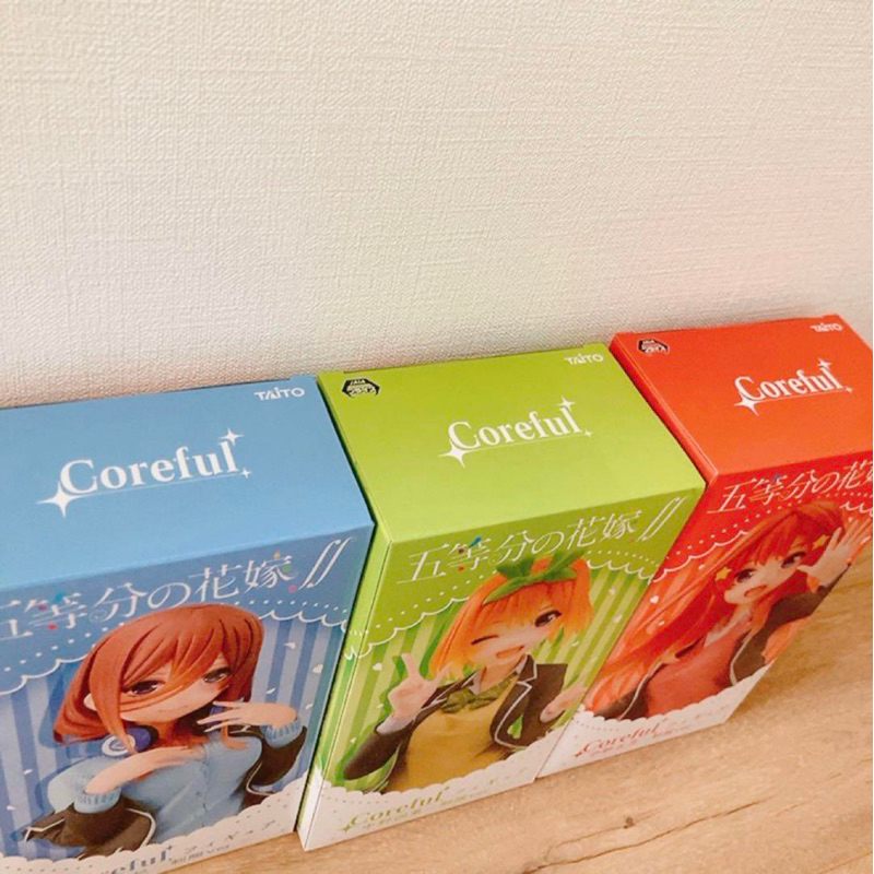 Mô hình 5 nàng dâu Miku Nakano,Yotsuba Nakano,Itsuki Nakano,Nino Nakano ver 1,2 The Quintessential Quintuplets - Coreful