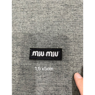 Patch vải ủi nhiệt hình thêu miu miu