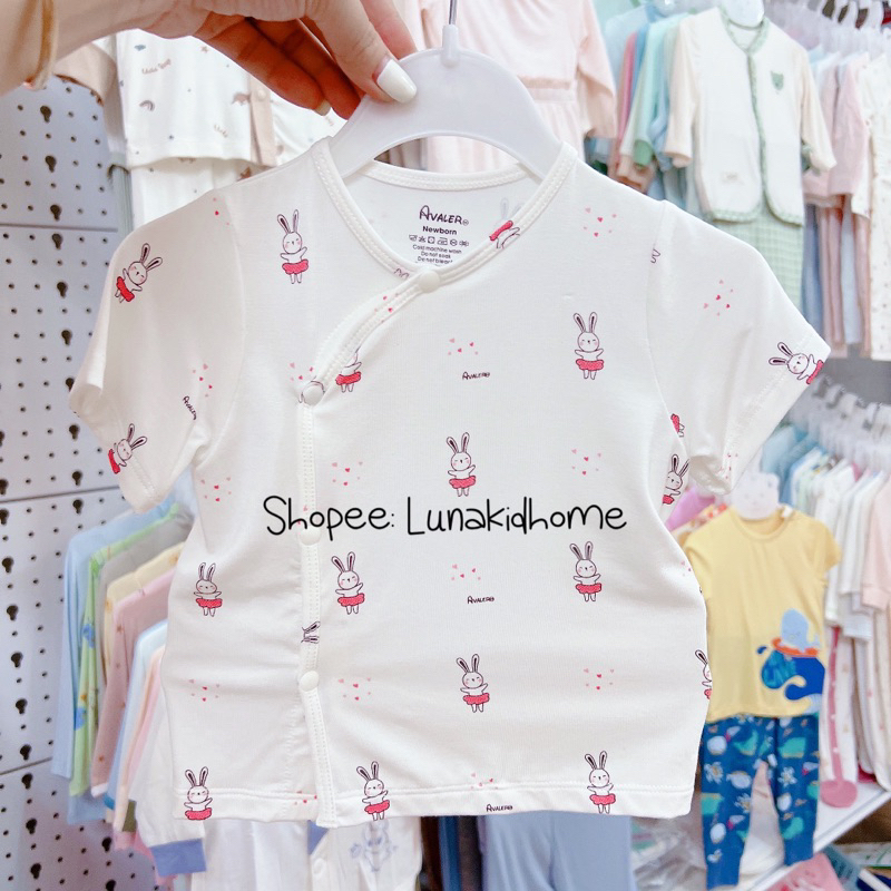 Áo cộc tay sơ sinh Avaler cho bé