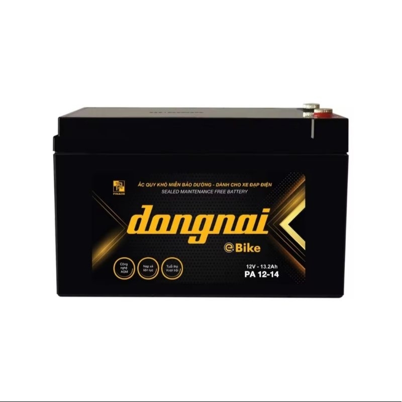 Bình ắc quy xe đạp điện đồng nai PA 12v14 ah