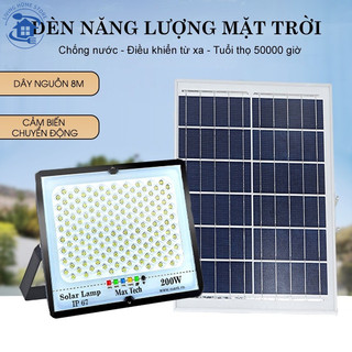 Đèn năng lượng mặt trời 100w - 200w - 300w solar light - pin sạc trọn dời