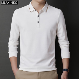 Áo PoLo nam cổ bẻ tay dài chất thun poly co giãn kiểu dáng thời trang