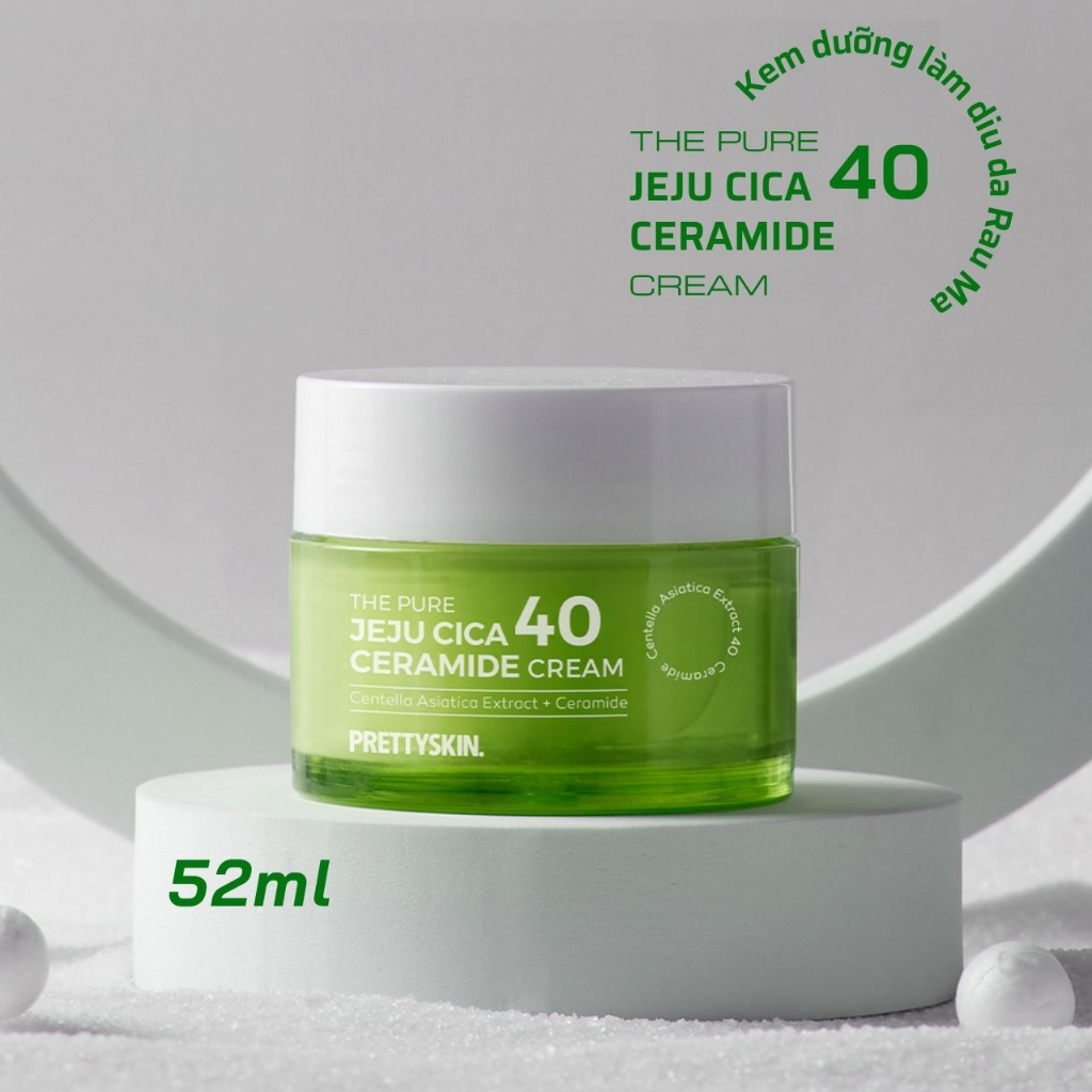 Prettyskin Rau má bộ sản phẩm chăm sóc da dành cho da dầu mụn, hỗ trợ dưỡng da, giảm mụn thâm Pretty Skin Hàn Quốc