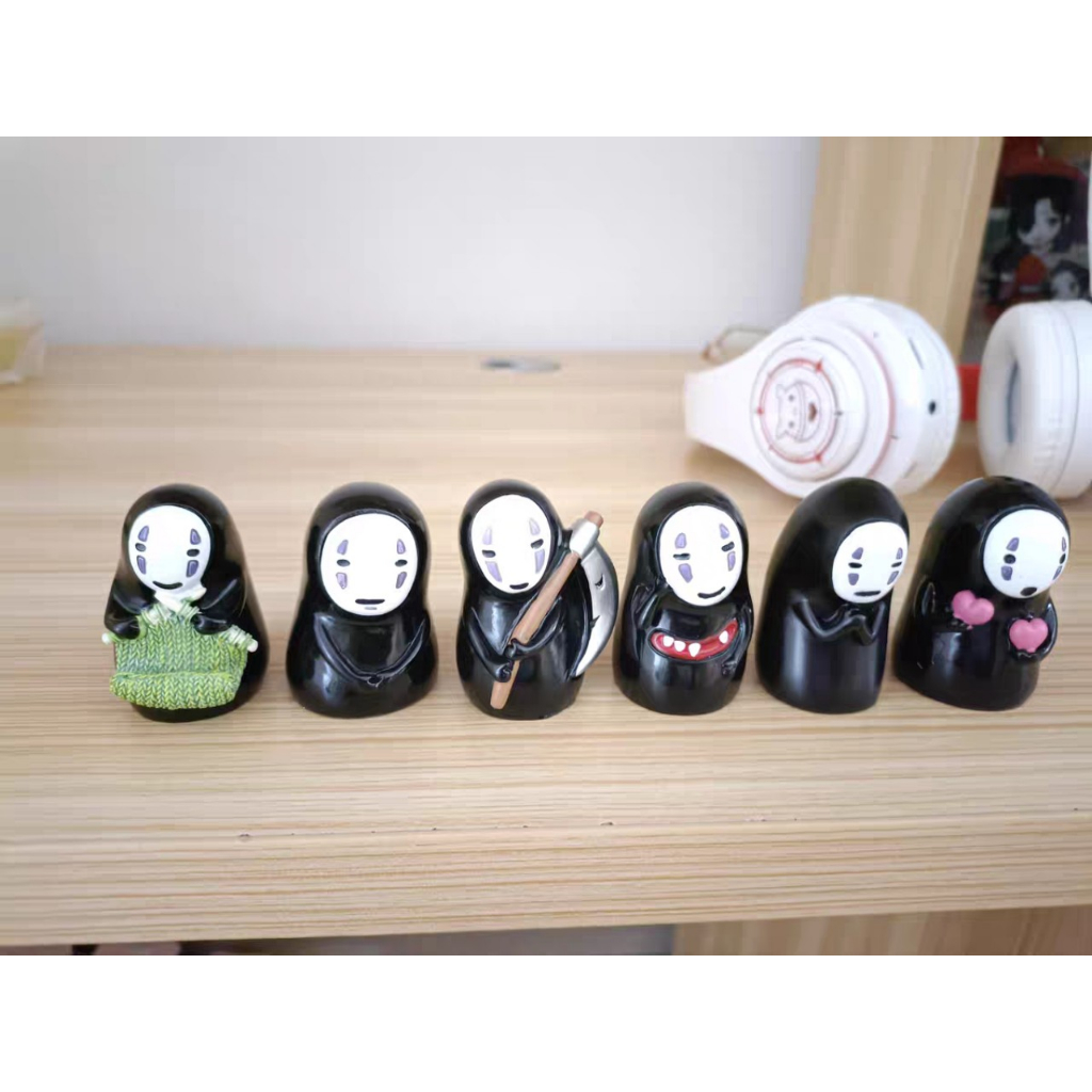 Tượng Vô Diện nhân vật Hoạt hình Vùng Đất Linh Hồn trang trí tiểu cảnh, sưu tầm