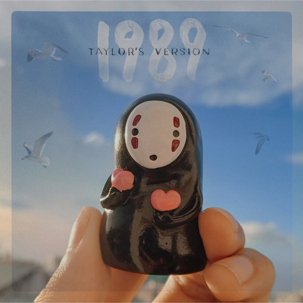 Tượng Vô Diện nhân vật Hoạt hình Vùng Đất Linh Hồn trang trí tiểu cảnh, sưu tầm