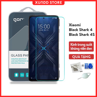 Cường lực Black Shark 4, Black Shark 5/RS/Pro, cường lực Xiaomi Black Shark chính hãng GOR, Tặng keo chống hở mép