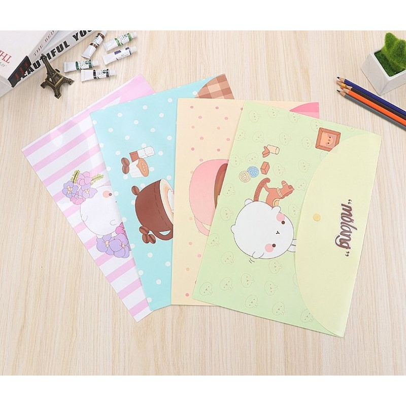 Bìa đựng hồ sơ, tài liệu, bìa nút A4 nhiều mẫu dễ thương