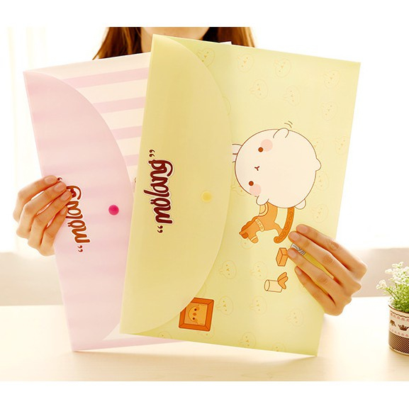 Bìa đựng hồ sơ, tài liệu, bìa nút A4 nhiều mẫu dễ thương
