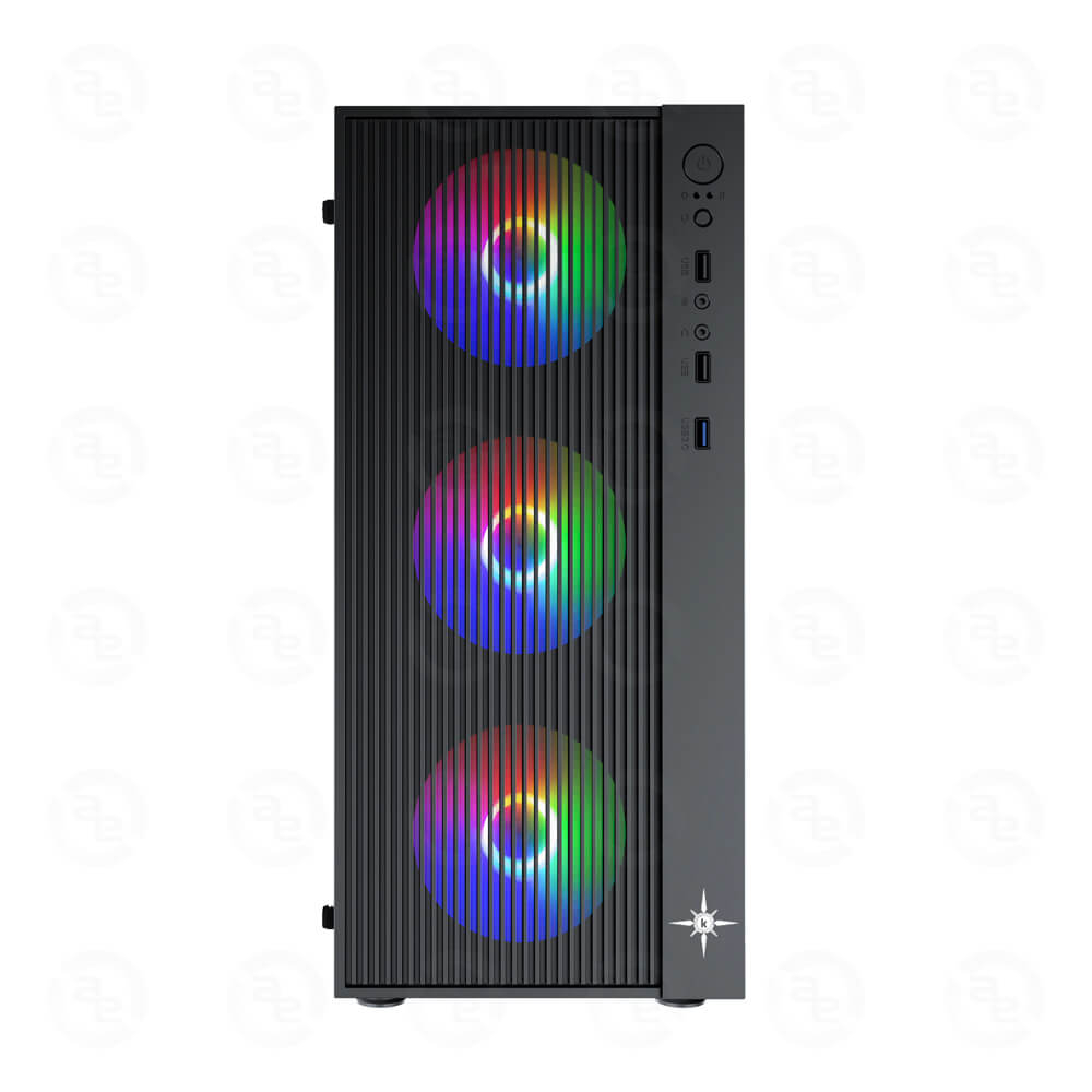 Vỏ case máy tính kèm 3Fan cắm trực tiếp Kenno AF13