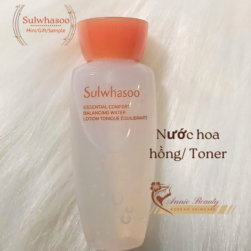 Toner, nước hoa hồng Sulwhasoo Essential Comfort Balancing Water dưỡng ẩm, làm dịu và ngăn ngừa khô da
