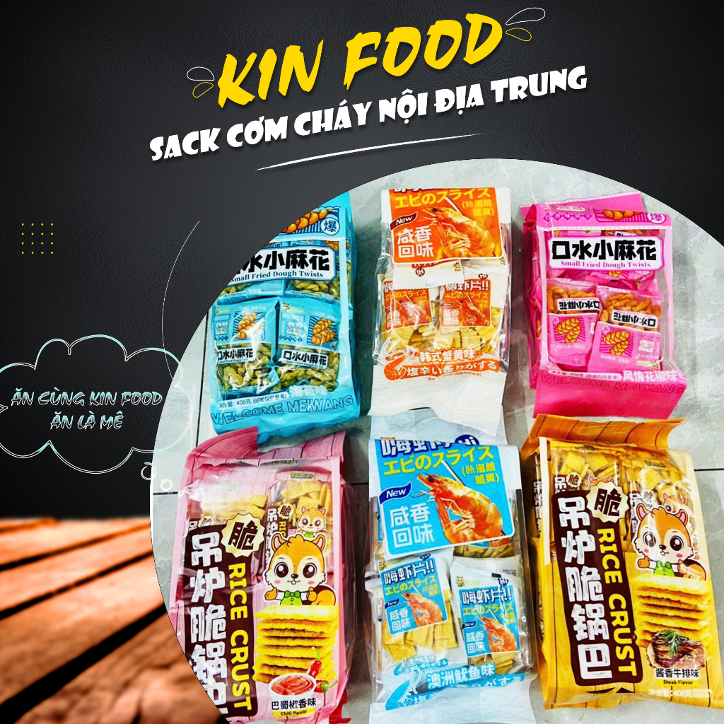 Snack nội địa của Tiệm Hạt Dẻ - snack thơm ngon, giòn tan, đậm vị
