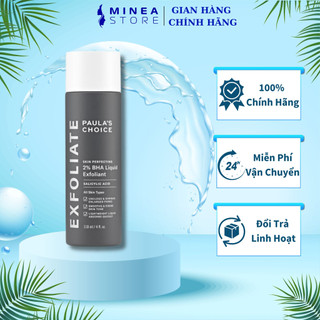 Dung dịch tẩy tế bào chết paula's choice Skin Perfecting 2% BHA Liquid 118ml làm sạch mềm mịn da - Minea Store