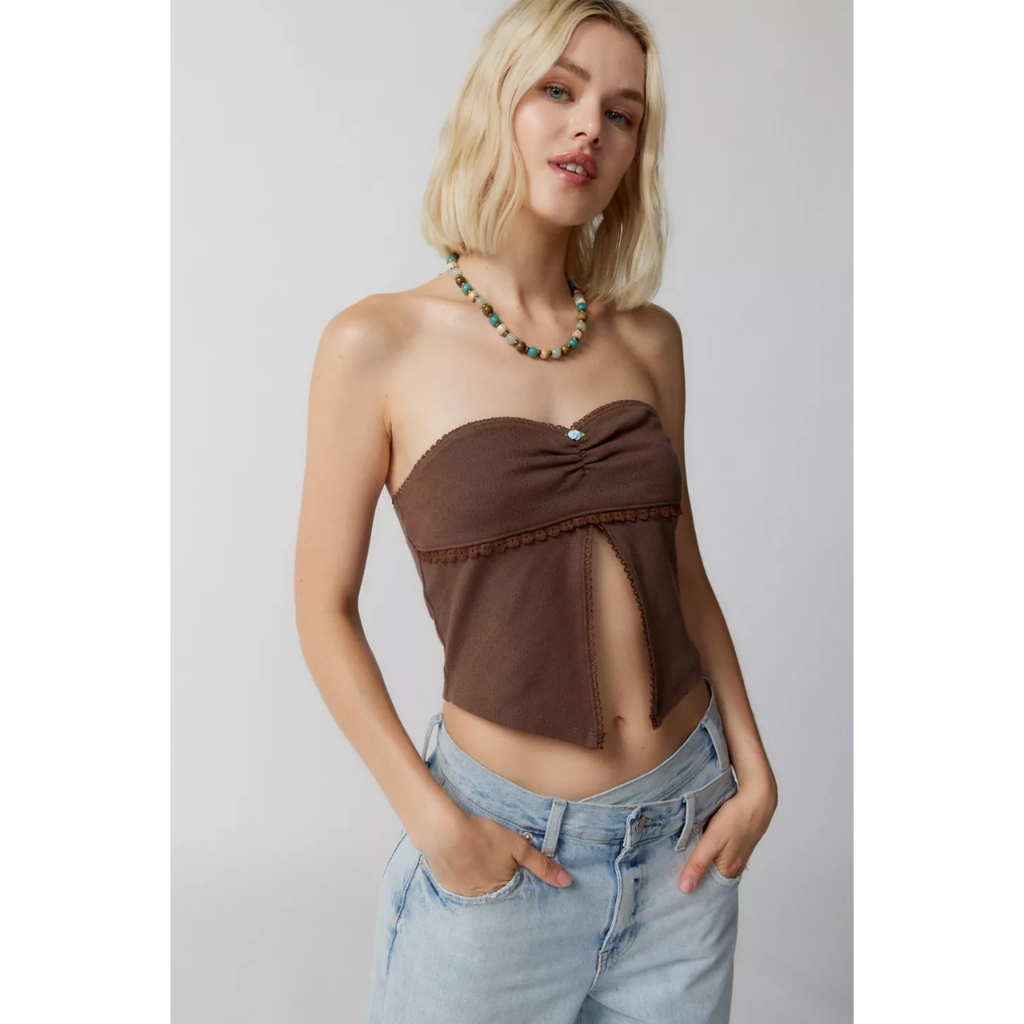 ÁO KIMCHI BLUE cúp ngực croptop ống