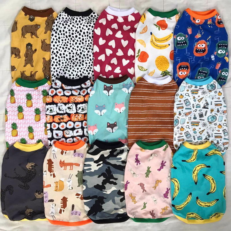 IB CHỌN MẪU -  Áo thun dễ thương, giá rẻ cho chó mèo