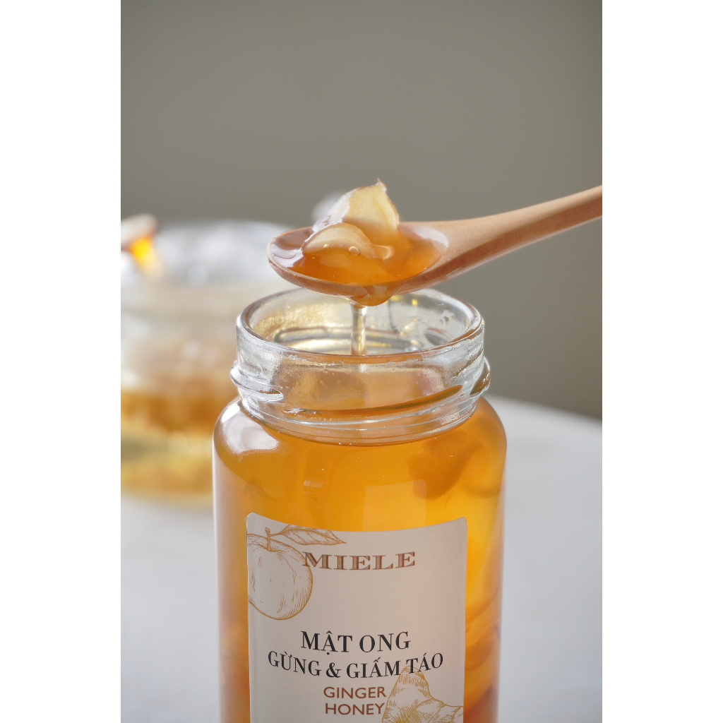 Combo: Mật ong Curcumin 400g + Mật ong Gừng & Giấm Táo 400g