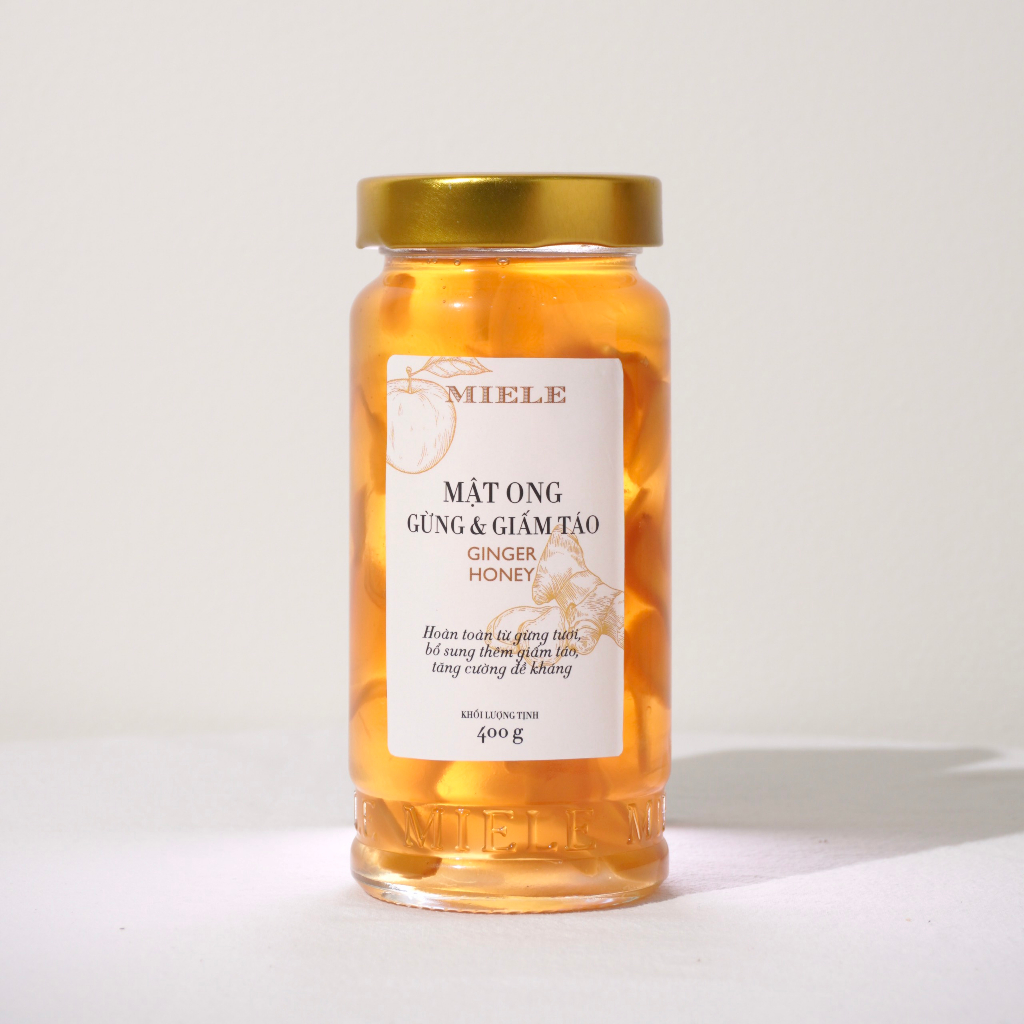 Combo: Mật ong Curcumin 400g + Mật ong Gừng & Giấm Táo 400g