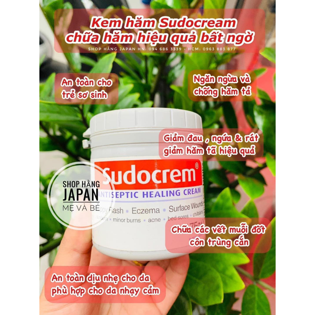 Kem chống hăm tã cho bé Sudocrem 60g - Hàng Anh