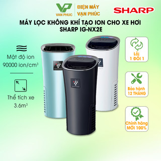 Máy lọc không khí tạo ion cho ô tô Sharp IG-NX2E khử mùi, lọc bụi - Bảo hành 12 tháng