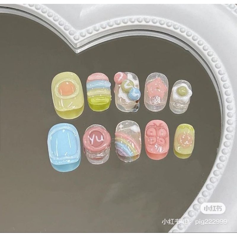 Móng giả_nail box móng thiết kế hàn cute