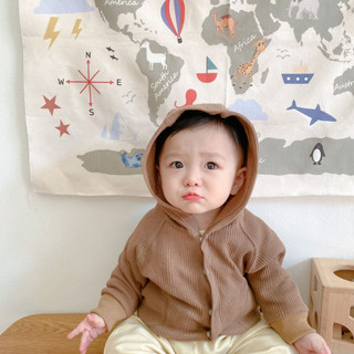 Áo khoác len phong cách Hàn Quốc cho bé trai bé gái 0-15kg