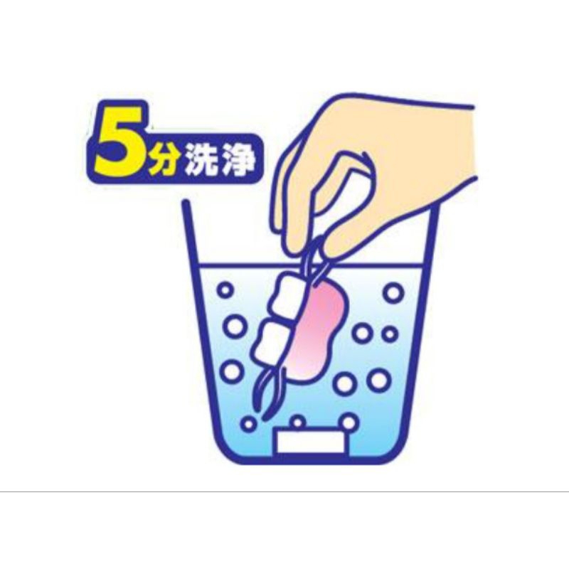 Viên ngâm làm sạch hàm giả, răng tháo lắp Hộp 132 Nhật bản