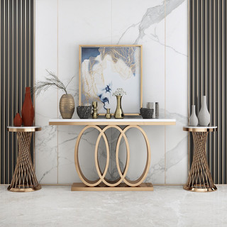 Kệ console chân sắt sơn tĩnh điện mặt đá ceramic cao cấp CS19