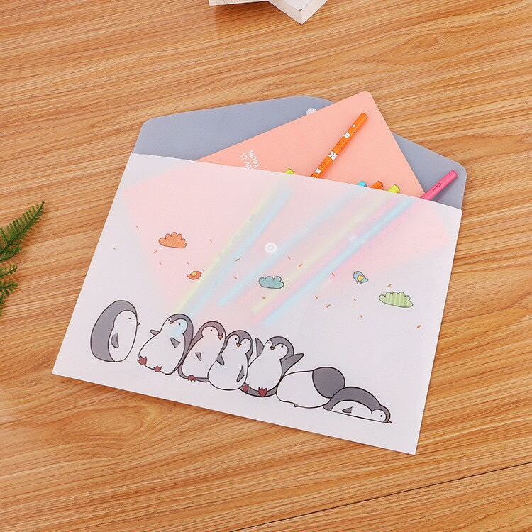 Bìa đựng hồ sơ, tài liệu, bìa nút A4 nhiều mẫu dễ thương