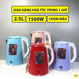 Bình đun siêu tốc thái lan - ấm siêu tốc đun nước 2 lớp