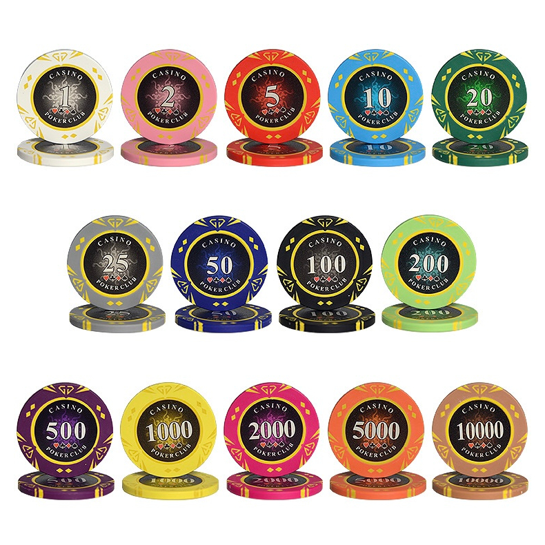 Chip Poker, Phỉnh Poker Rồng Lửa Cao Cấp, Lõi Thép hàng Chính Hãng