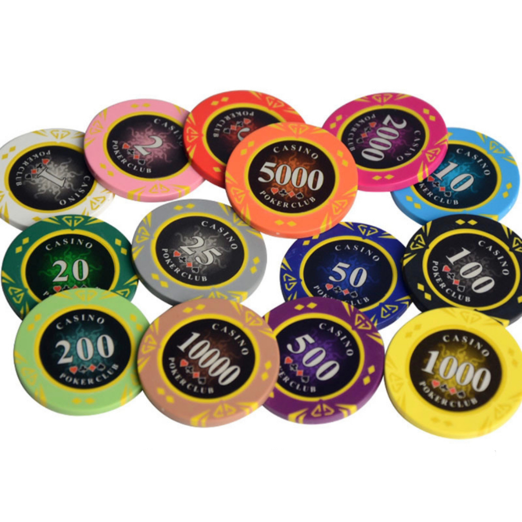Chip Poker, Phỉnh Poker Rồng Lửa Cao Cấp, Lõi Thép hàng Chính Hãng