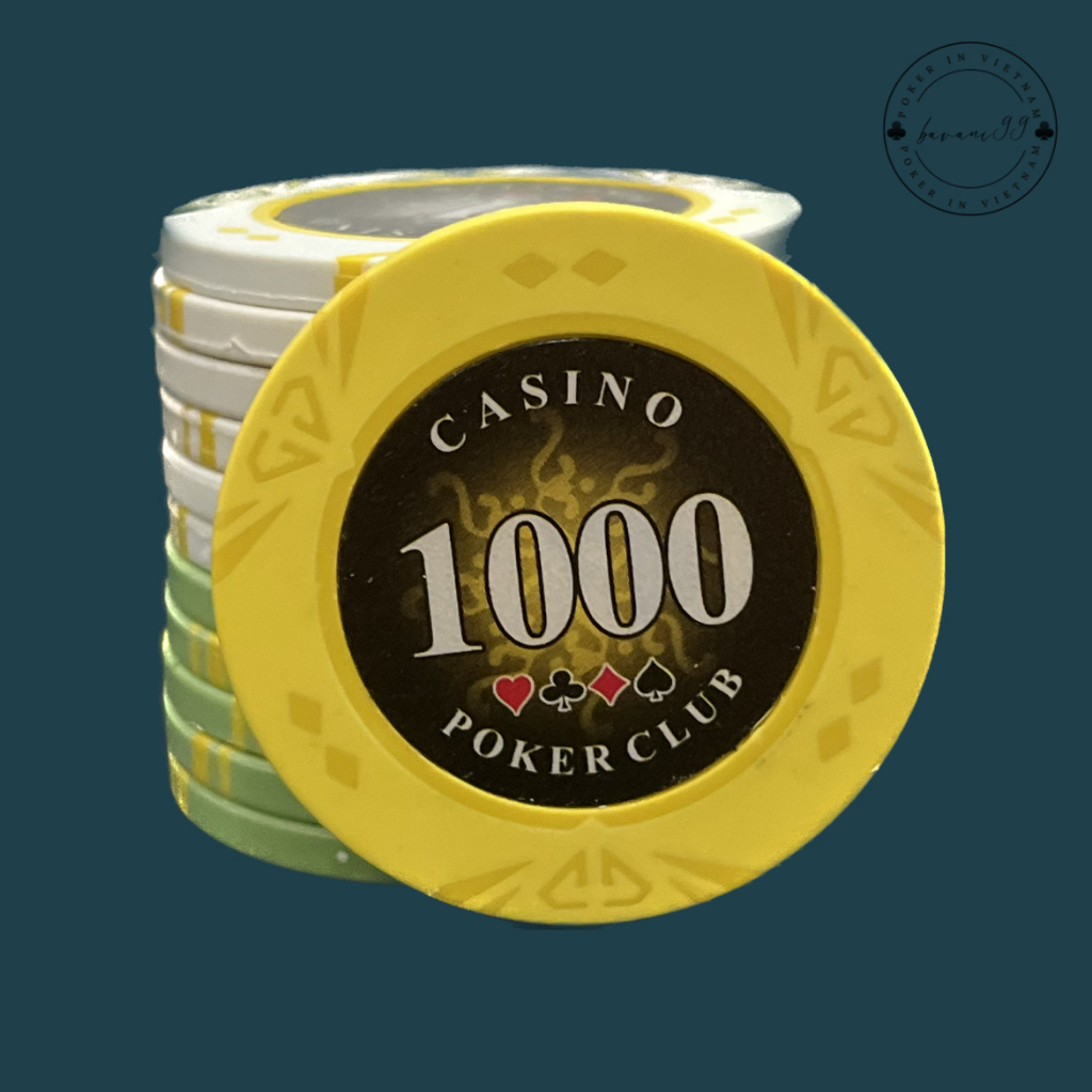 Chip Poker, Phỉnh Poker Rồng Lửa Cao Cấp, Lõi Thép hàng Chính Hãng
