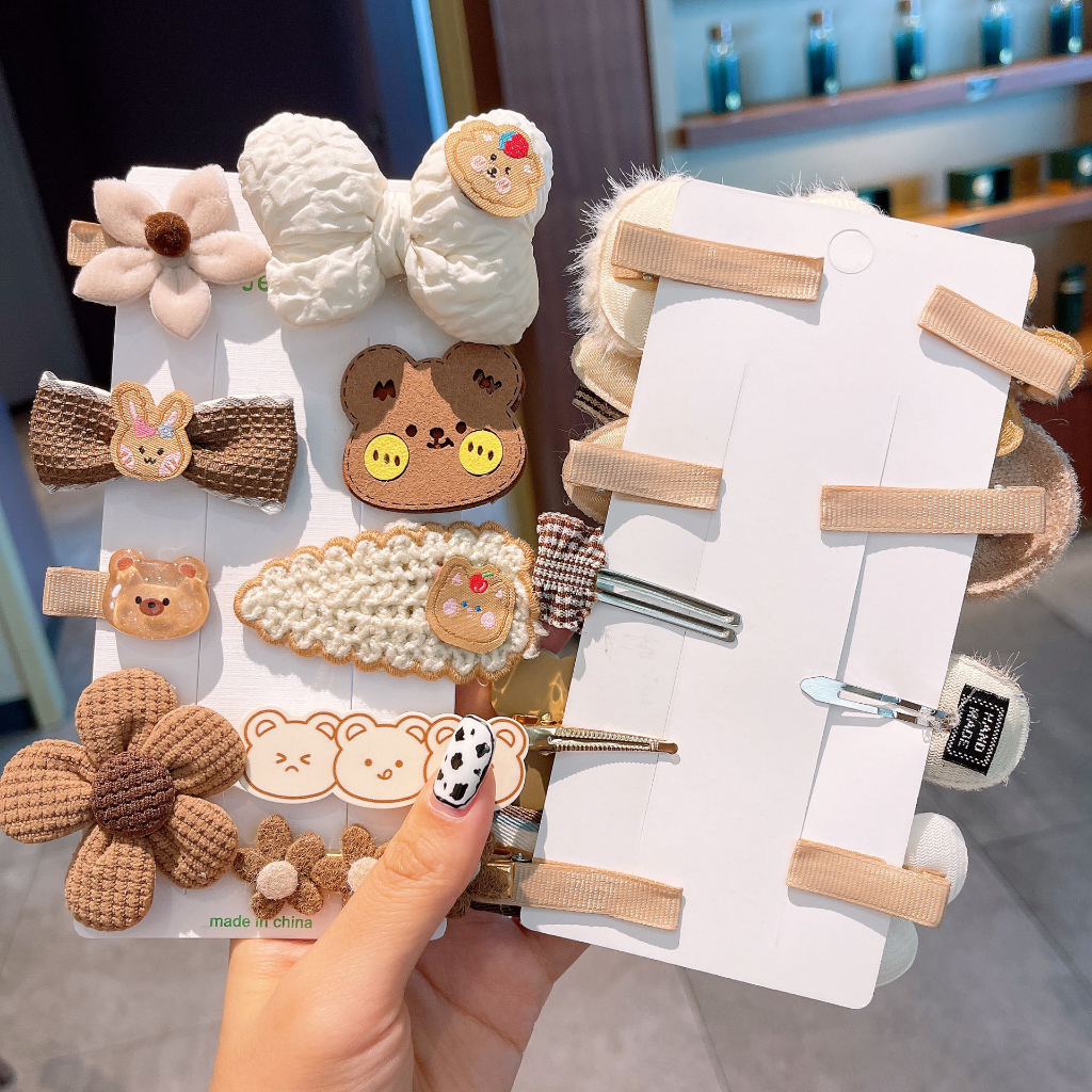 Set kẹp tóc mái dễ thương phong cách hàn quốc - Nhà Cám