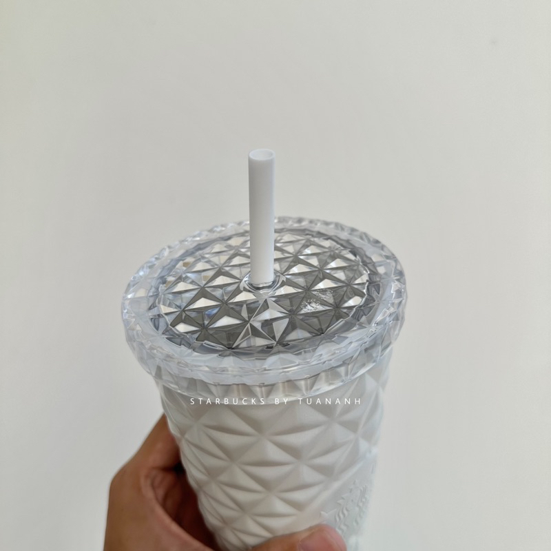 Ly Giữ Nhiệt Starbucks Dion Black & White Valentine 591ml