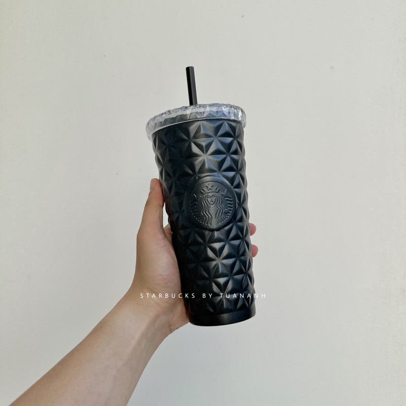 Ly Giữ Nhiệt Starbucks Dion Black & White Valentine 591ml