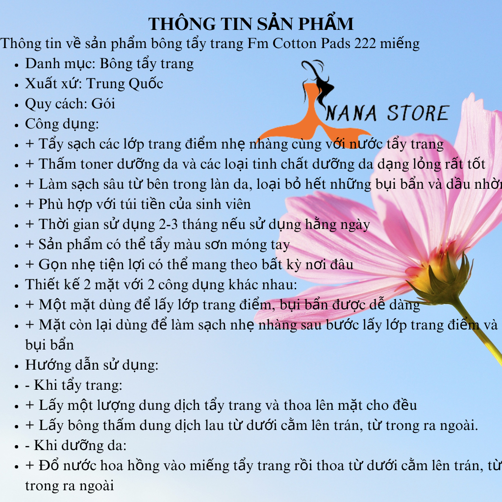 Nửa Bịch Bông Tẩy Trang Cotton 111 Miếng