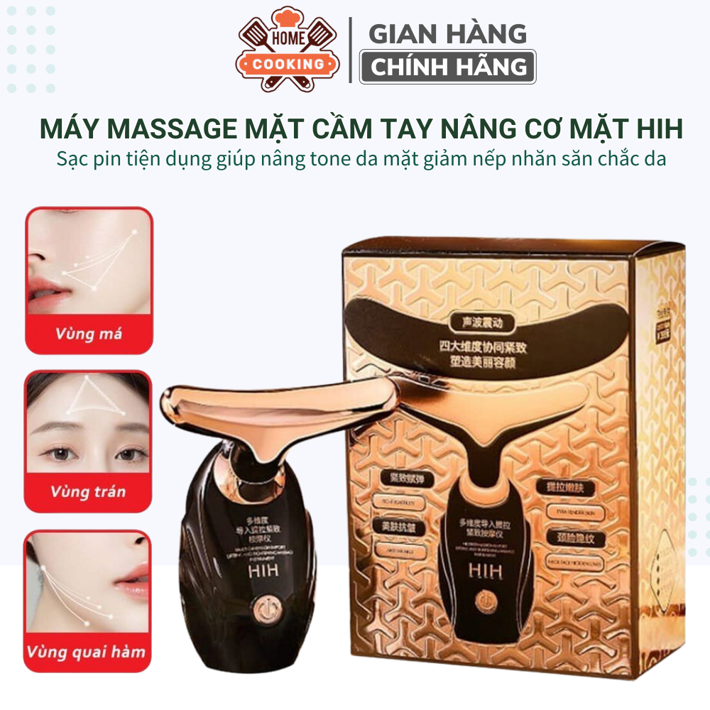 Máy massage mặt ADAD, máy nâng cơ mặt giảm nếp nhăn giúp săn chắc thon gọn cơ mặt sử dụng pin tiểu, bảo hành 12 tháng