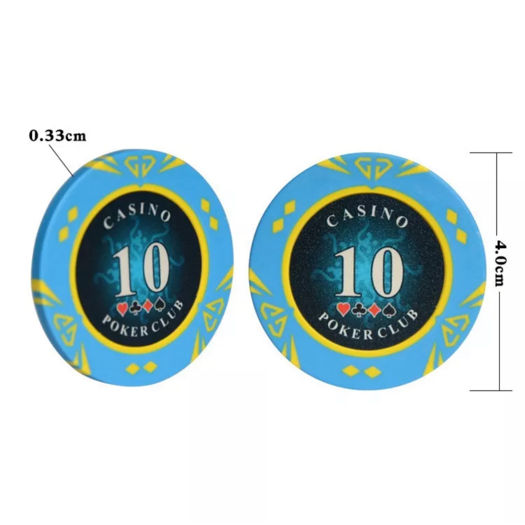 Chip Poker, Phỉnh Poker Rồng Lửa Cao Cấp, Lõi Thép hàng Chính Hãng
