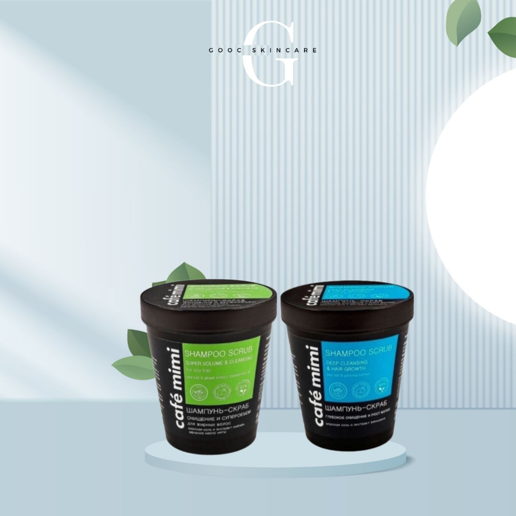 Tẩy Da Chết Da Đầu Cafe Mimi Shampoo Scrub - Deep Cleansing & Hair Growth - 330g
