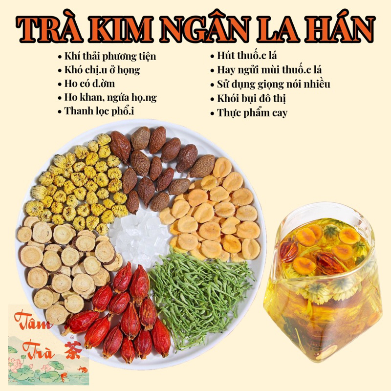 🍵 Trà Hoa Cúc La Hán Quả 🌼